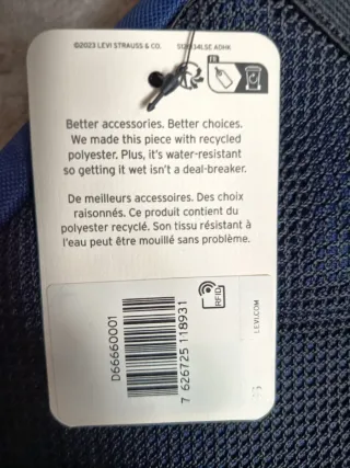 Bolso Levi's Unisex Azul Mediano