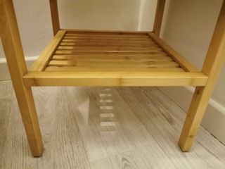 Mesita de noche bambú 40x40x67