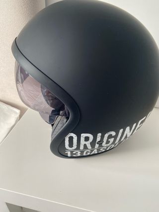 Casco Jet Origine Sprint Gasoline 13 Negro Mate