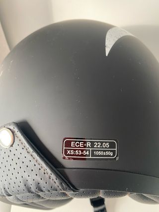 Casco Jet Origine Sprint Gasoline 13 Negro Mate