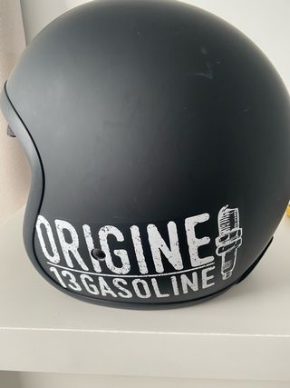 Casco Jet Origine Sprint Gasoline 13 Negro Mate