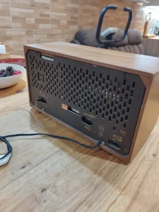 Radio a válvulas funcionando
