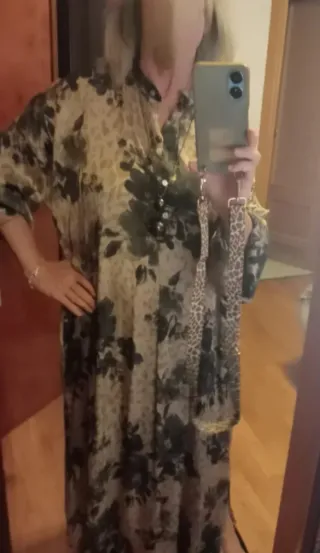 Vestido seda italiano sin estrenar