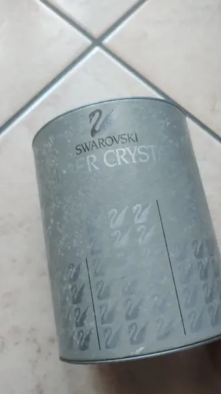 Cigno Swarovski in cristallo