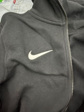 Felpa Nike Bambino con Cappuccio Nera