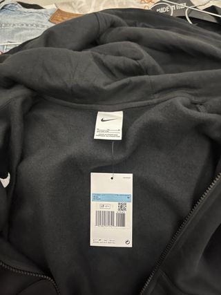 Felpa Nike Bambino con Cappuccio Nera