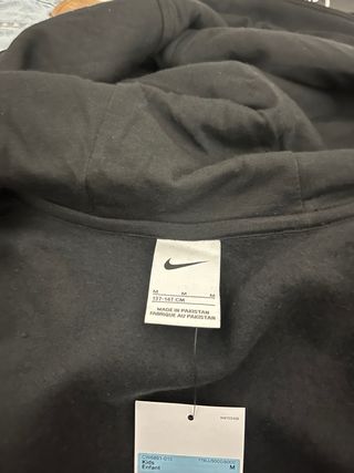 Felpa Nike Bambino con Cappuccio Nera