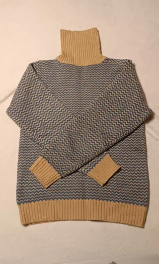 Jersey lana mujer cuello alto M