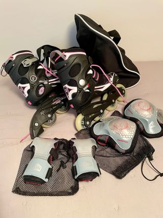 Patines en línea Fila con protecciones