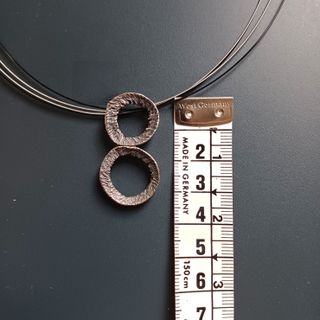 Gargantilla diseño artesanal de acabado envejecido