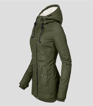 Cazadora invierno mujer verde NUEVA