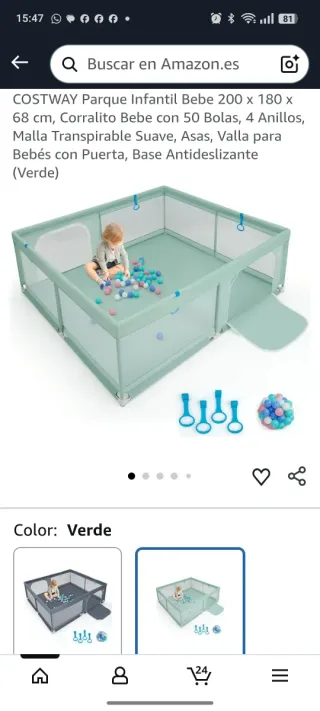 Parque infantil para bebés