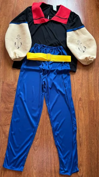 Disfraces Popeye y Olivia con complementos