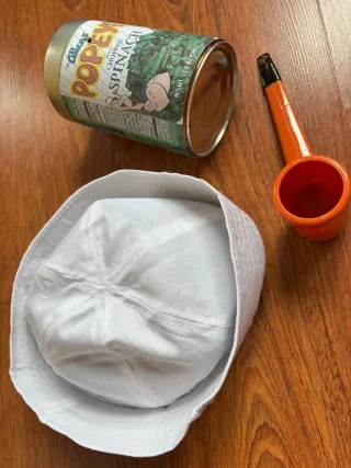 Disfraces Popeye y Olivia con complementos