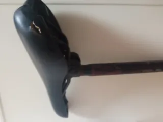 Sillín de bicicleta negro