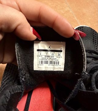 Zapatillas Jordan Hombre Talla 41 Negras