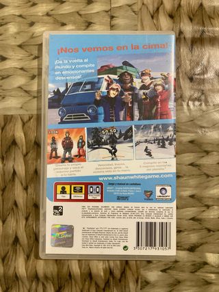 Juego PSP Shaun White Snowboarding