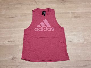 Camiseta tirantes Adidas rosa