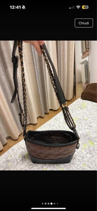 Borse marroni, piccola e grande