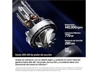 Aspiradora Bespoke Samsung Jet Lite