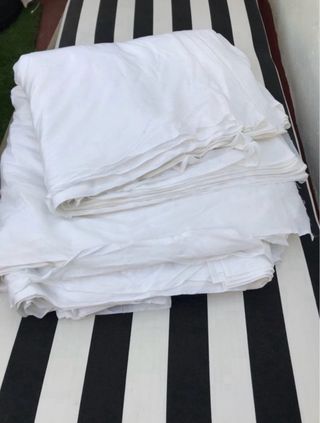 Tela 100% Algodón Blanca