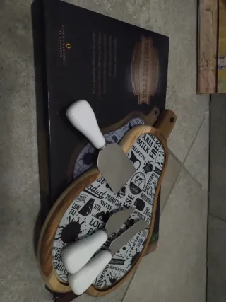 Tagliere Kasanova con 3 coltelli