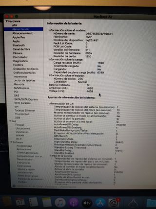 MacBook Air 2015 Plata