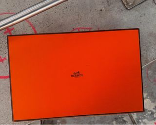 Sandals “HERMES” de cuero blanco - talla “40”