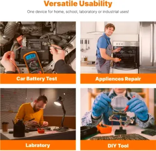 Multimetro Digitale ULTRICS Amperometro Voltmetro