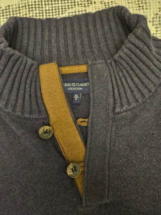 Jersey azul hombre talla XL