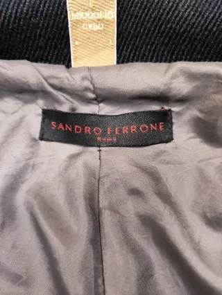 Cappotto Sandro Ferrone Nero Donna