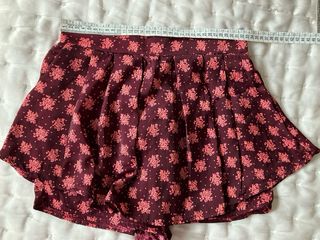 Shorts falda estampada