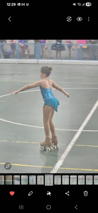 Malla patinaje Guillermo Bordoy talla 2