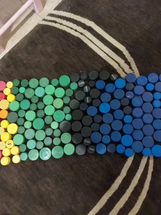 500 Tapones Plástico + 50 Pinchos Construcción