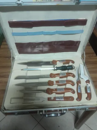 Valigetta coltelli e forchette cucina