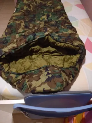 Saco de dormir Fecsa camuflaje verde