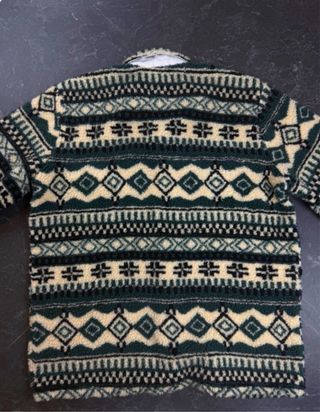 Pile anni 80 fantasia beige verde