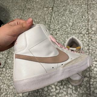 Nike Blazer Mid Scarpa Donna Rosa Bianco