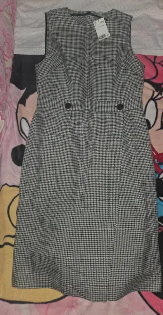 Vestido cuadros talla 42