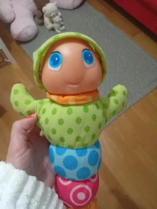 Lote Peluches Bebé Jirafa Helado Gusano Gusiluz