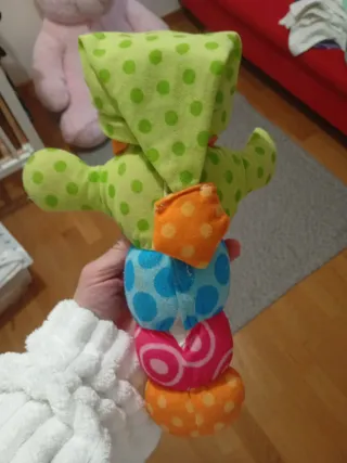 Lote Peluches Bebé Jirafa Helado Gusano Gusiluz