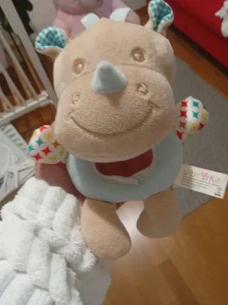 Lote Peluches Bebé Jirafa Helado Gusano Gusiluz