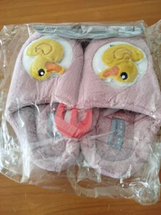 Zapatillas de casa de pato rosa