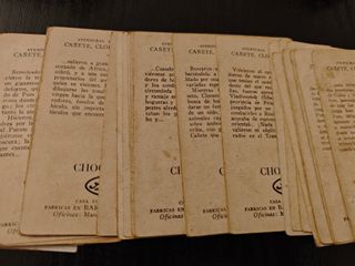 64 Cromos Cañete, Clorato y su fiel Pum