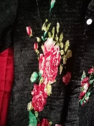 Camisa vintage floral con botones