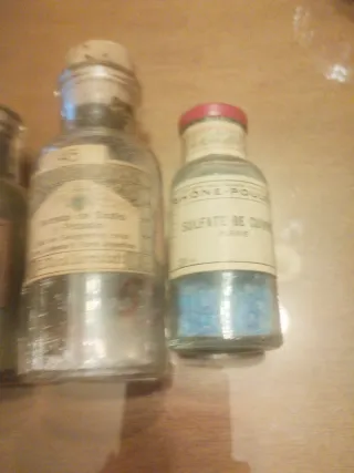 5 Bottigliette Antiche da Farmacia