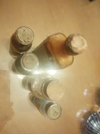 5 Bottigliette Antiche da Farmacia