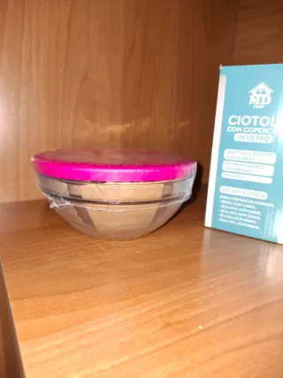 Set 5 Ciotole Vetro con Coperchi MD Casa