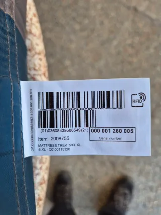 Saco dormir 0° y esterilla aire sin estrenar