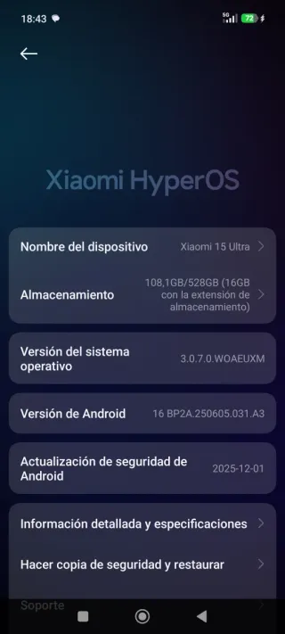 Xiaomi 15 Ultra Negro Y cargador original Xiaomi